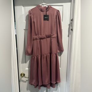 New Dusty Rose High Low Dress Size 4